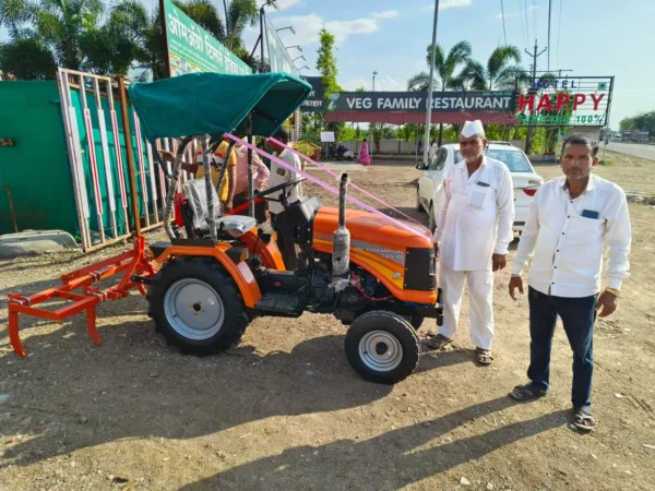 Dk champion 165 dj tractor with cultivator jpg